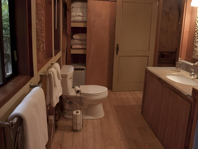 Bathroom 1, Volcano Village Lodge, Hawaii