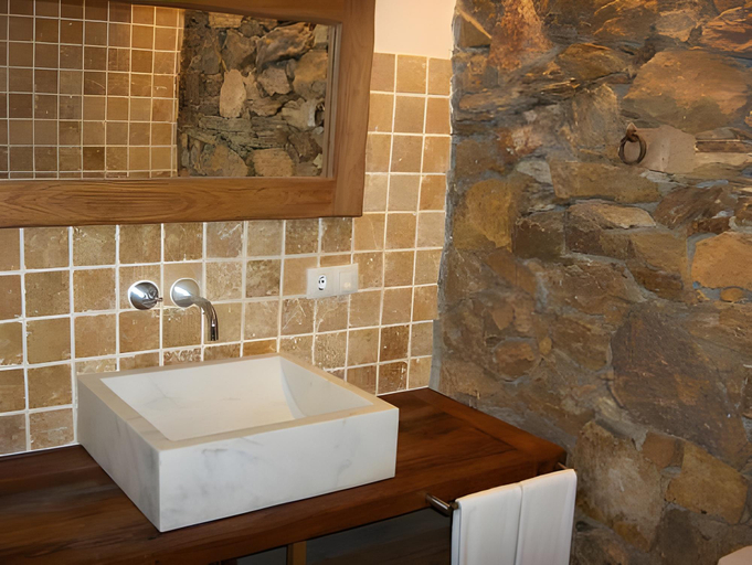 Bathroom, Hotel Galena Mas Comangau, Girona