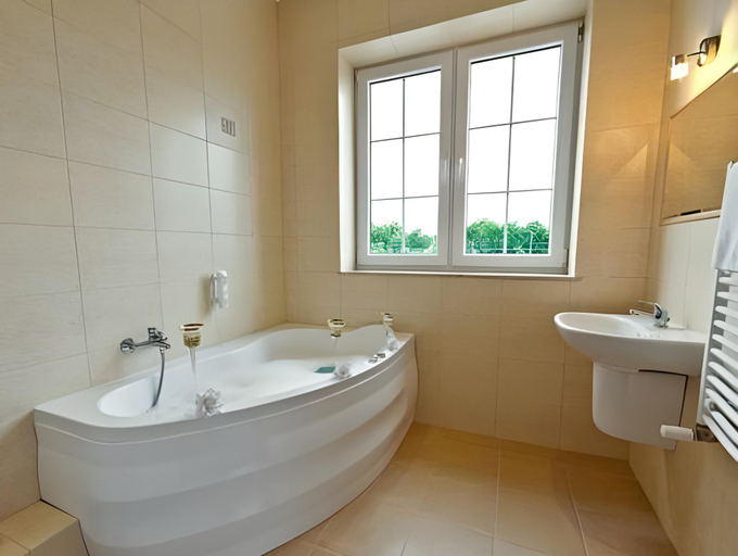 Bathroom 3, Hotel Kaprys, Lublin City