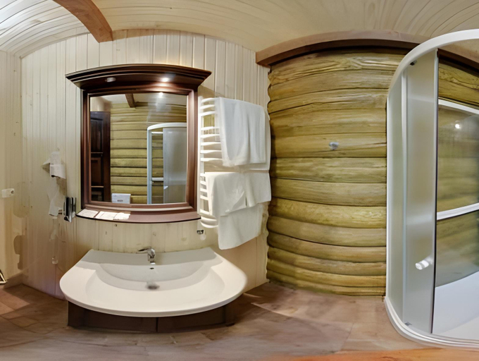 Bathroom 3, Hotel Vedmezhyi Dvir, Iaremchans'ka