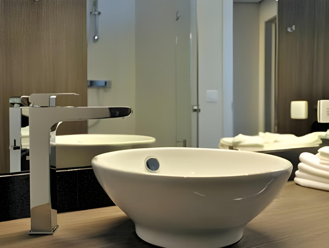 Bathroom 4, Hotel Al Mulino, Limburg