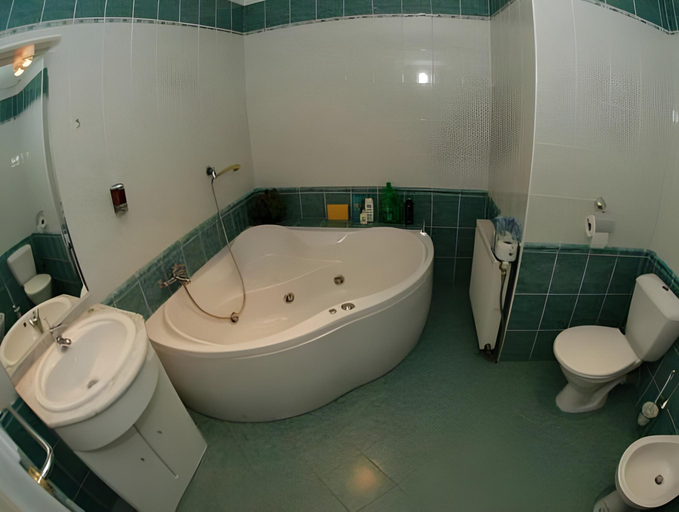 Bathroom 3, Hotel Na Hradbach, Louny