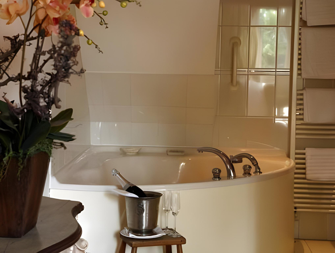 Bathroom 2, Hotel Brasserie Florian, Wijk bij Duurstede
