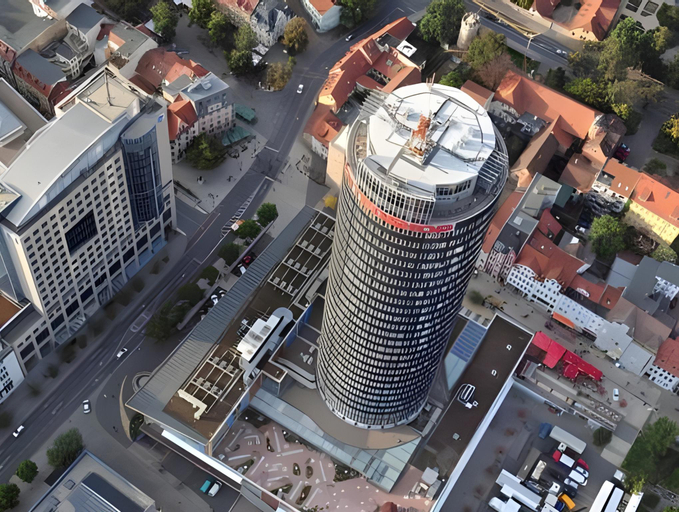 Exterior & Views 3, Scala Turm Hotel Restaurant, Jena
