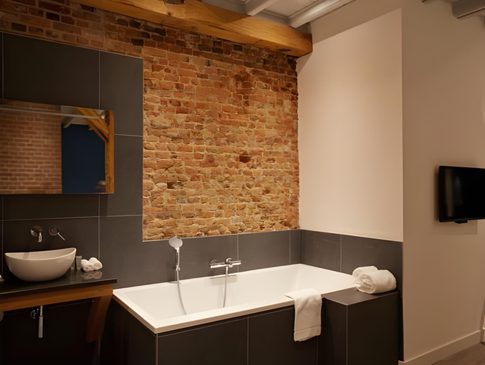 Bathroom 3, Beerze Brouwerij Hotel, Eersel