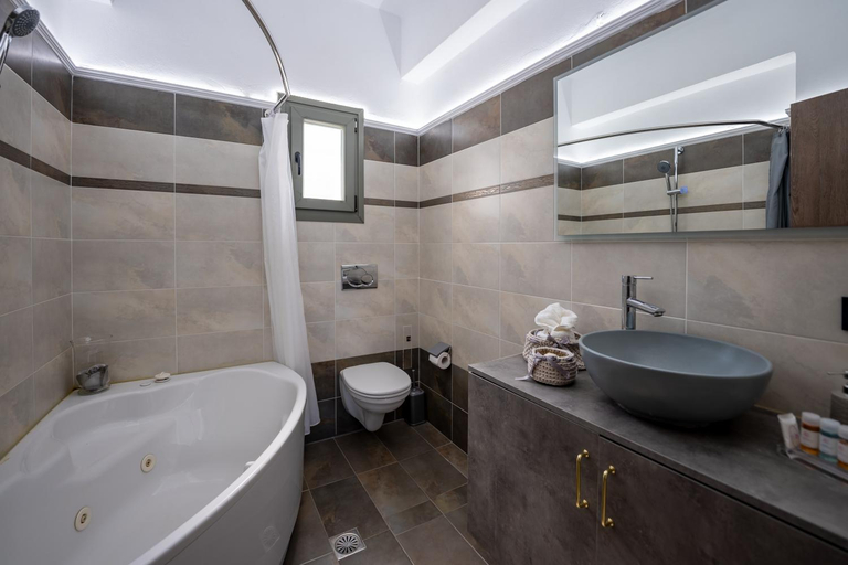 Bathroom 4, Villa Apaggio Santorini, South Aegean