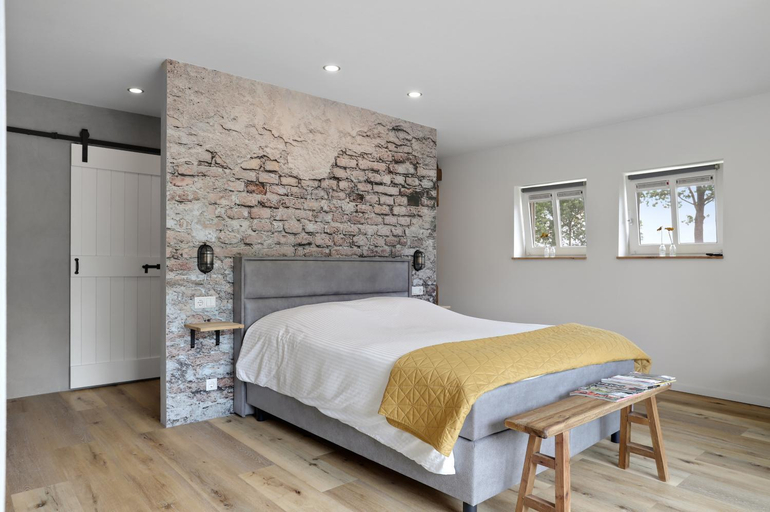 Bedroom 2, Vakantiehuis Bij Vermeer, Noordenveld