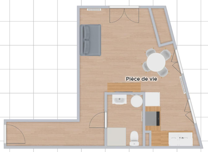 Floor plans 3, Residence des Jardins, wifi, centre Luchon, Haute-Garonne