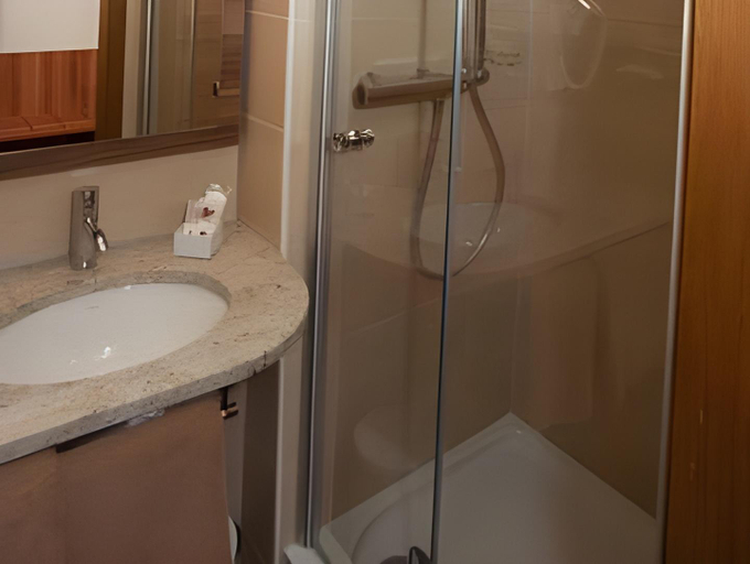 Bathroom 2, Hotel Knaus am Hafen, Bodenseekreis