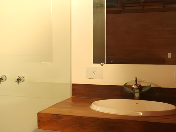 Bathroom 2, Pousada Caminho da Mata, São Bento do Sapucaí