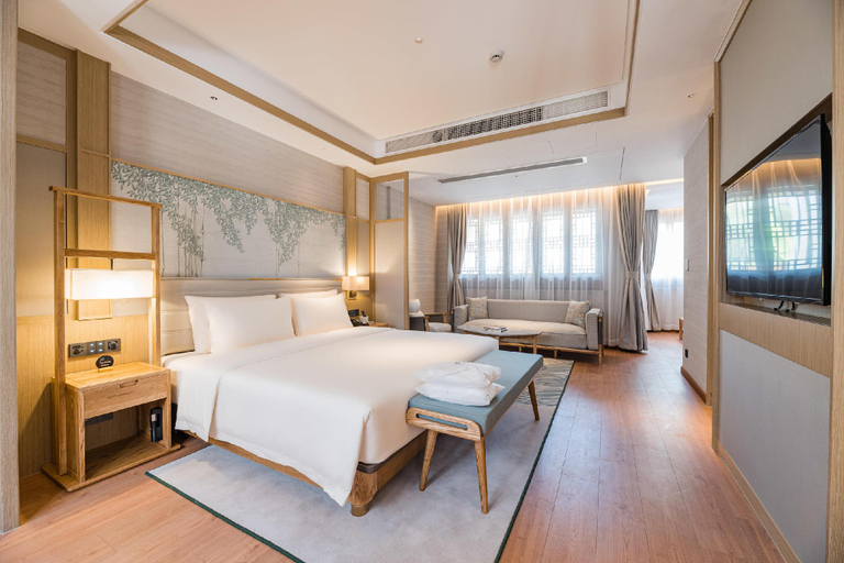 Bedroom 2, Atour S Hotel Shanghai Baoshan Gucun Park, Shanghai