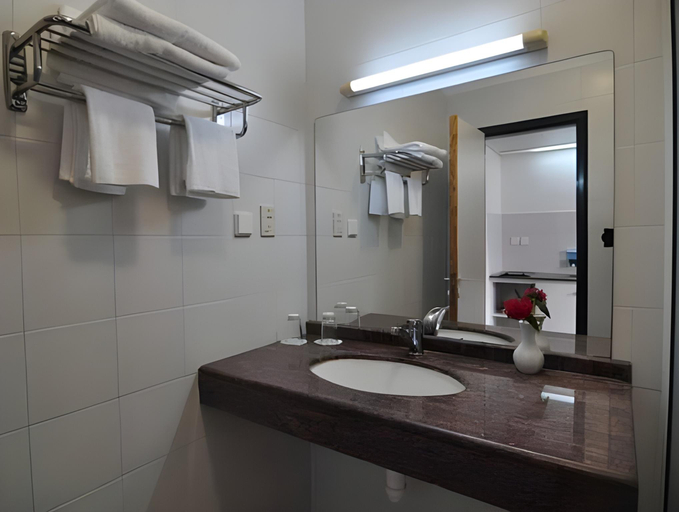 Bathroom, Ein Gev Kibbutz Holiday Village by KHC
