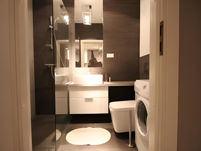 Bathroom 4, Platinum Towers E-Apartments, Warsaw