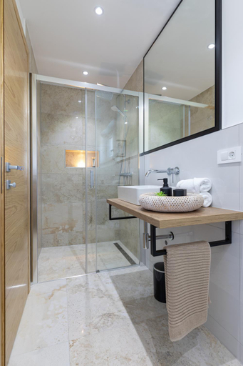 Bathroom 2, Villa Pafran with heated pool Krk, Krk
