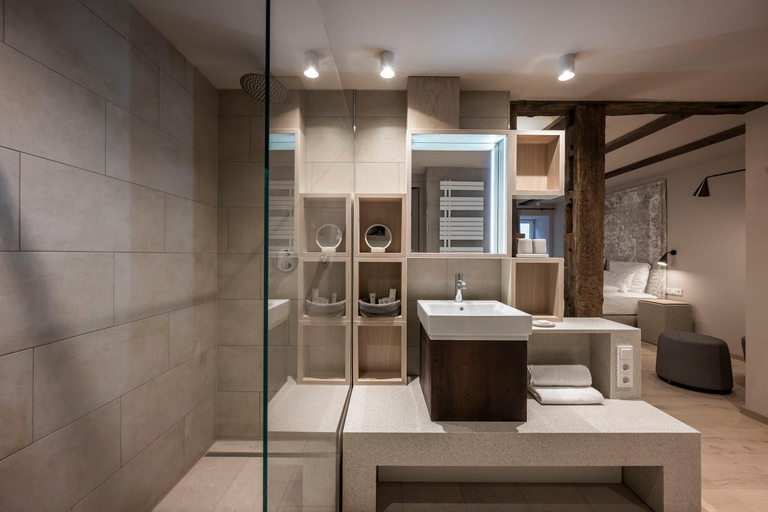 Bathroom 5, Design Boutique Hotel & Spa Goldene Rose - Adults Only, Ansbach