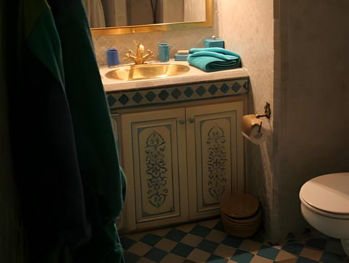 Bathroom 4, Riad Turquoise, Marrakech
