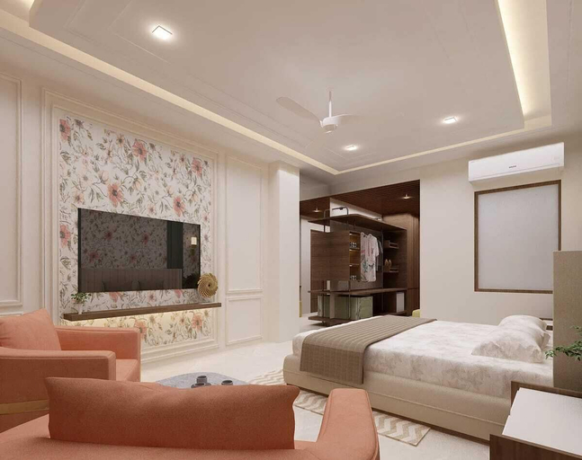 Bedroom 3, Krishna Resort Pushkar, Ajmer
