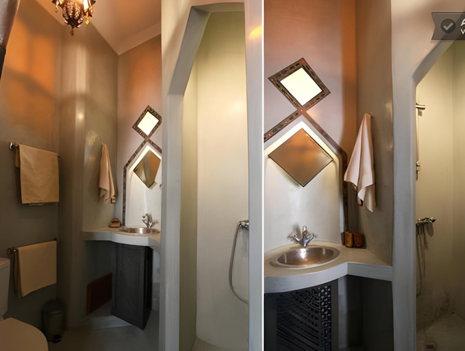 Bathroom 2, Riad Zahir, Marrakech