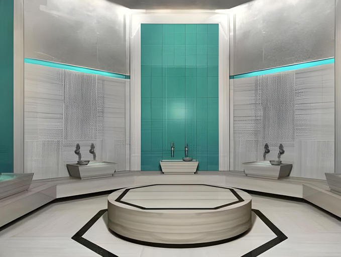 Bathroom 4, Sundance Suites Hotel, Bodrum