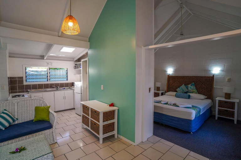 Bedroom 2, The Black Pearl Beachside Apartments, Rorotonga