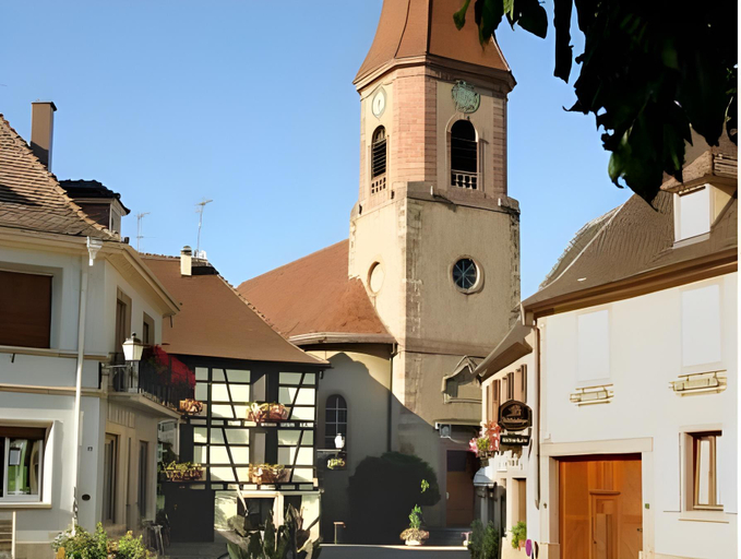 Exterior & Views 1, Logis Hotel Restaurant La Palette, Haut-Rhin