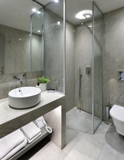 Bathroom 4, Le Palace Art Hotel, Central Macedonia