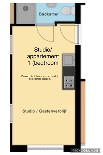5, Studio en deluxe appartement Blueberry, Zandvoort