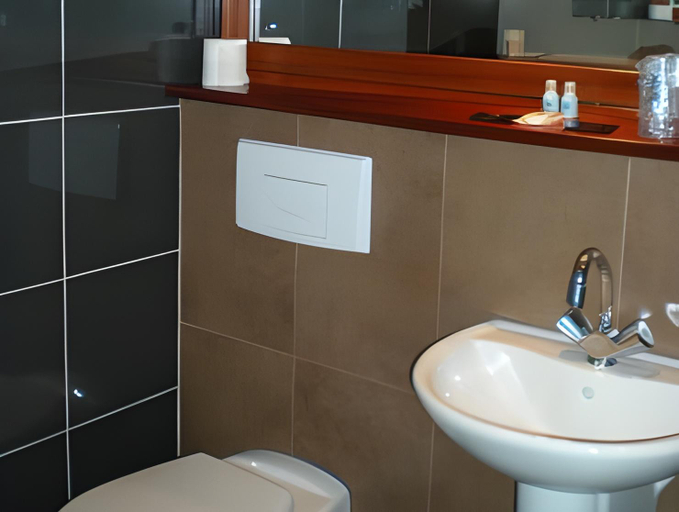 Bathroom 4, Hotel De Gramont, Pyrénées-Atlantiques