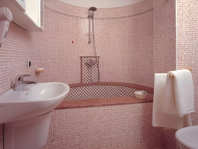 Bathroom 4, Hotel San Lorenzo, Trento