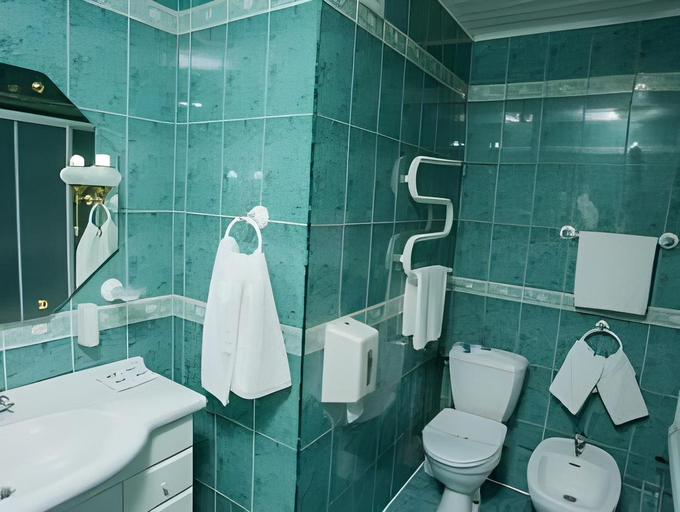 Bathroom 3, Mir Hotel, Holosiïvs'kyi