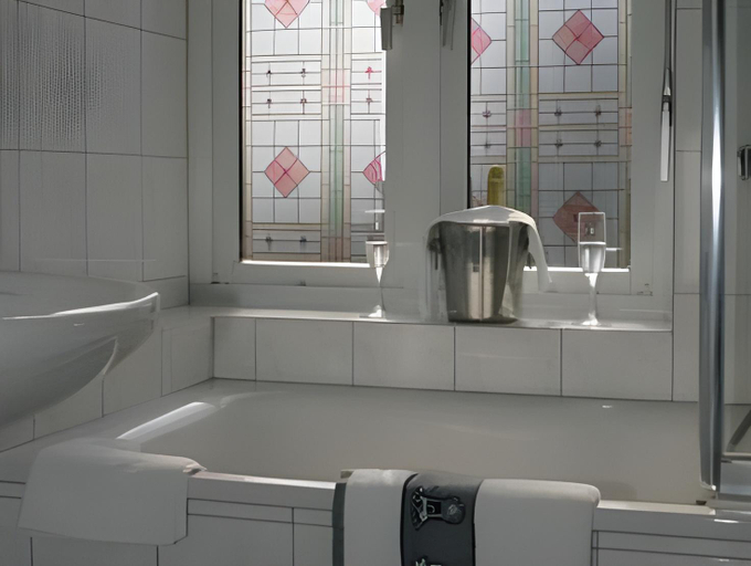 Bathroom 5, Golf- & Landhotel am alten Deich, Dithmarschen