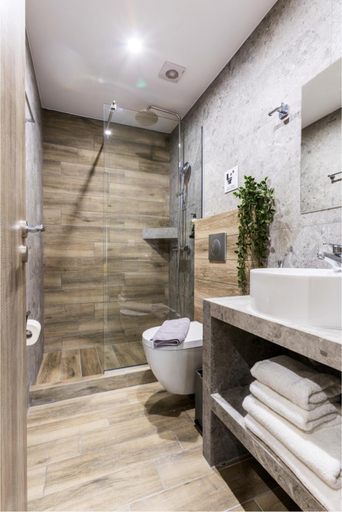 Bathroom 2, Raise Averof Serviced Apartments, Attica