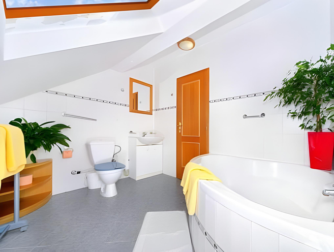 Bathroom 2, Hotel Lucni Dum, Trutnov