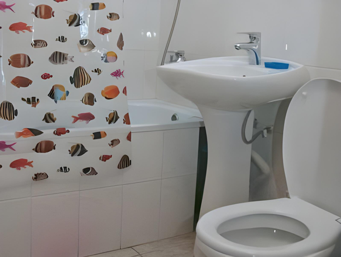 Bathroom, Pansionat Primorsky, Gelendzhik gorsovet