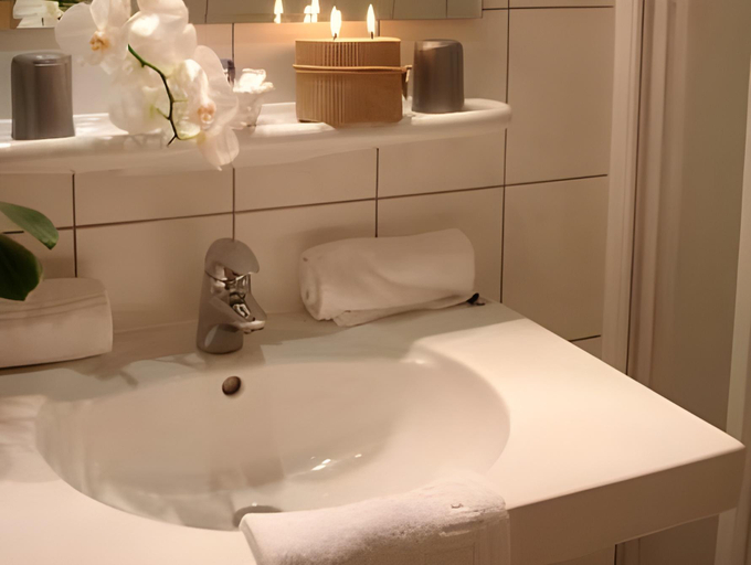 Bathroom 3, Hotel Zur Post, Vulkaneifel