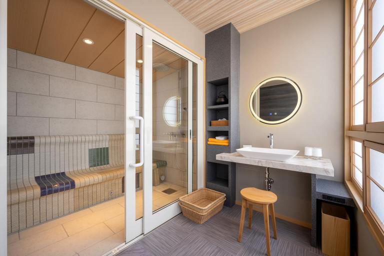 Bathroom 4, Tofuya Ryokan, Yonezawa