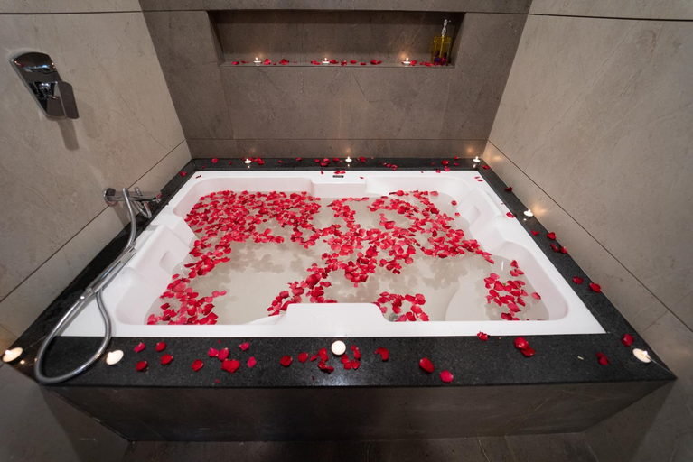 Bathroom 4, La Serene Resort and Spa, Satara
