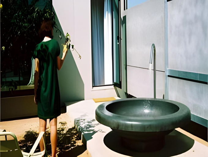 Bathroom 5, Hotel Aire de Bardenas, Navarra