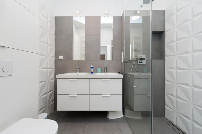 Bathroom 3, Sun & Snow, Premium in Novum City Center, Kraków City