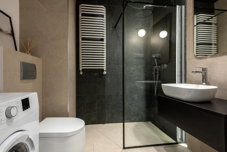 Bathroom 3, apartamenty-wroc River Point, Środa Śląska