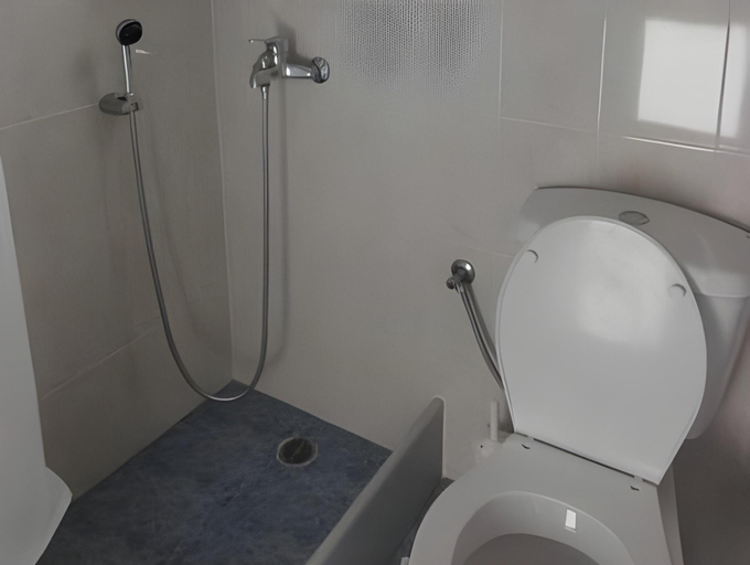 Bathroom 3, Panorama Hotel, South Aegean