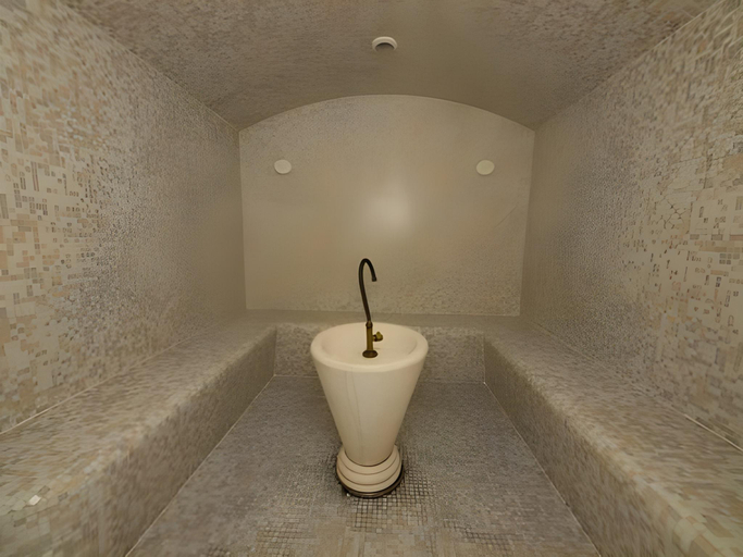 Bathroom 5, MASLINICA Mimosa Lido Palace Hotel, Labin