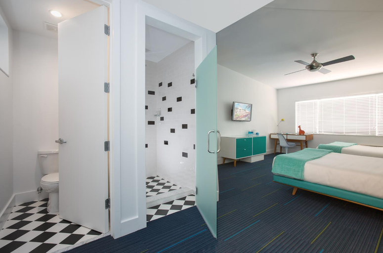 Bedroom 3, The Vagabond Hotel, Miami-Dade