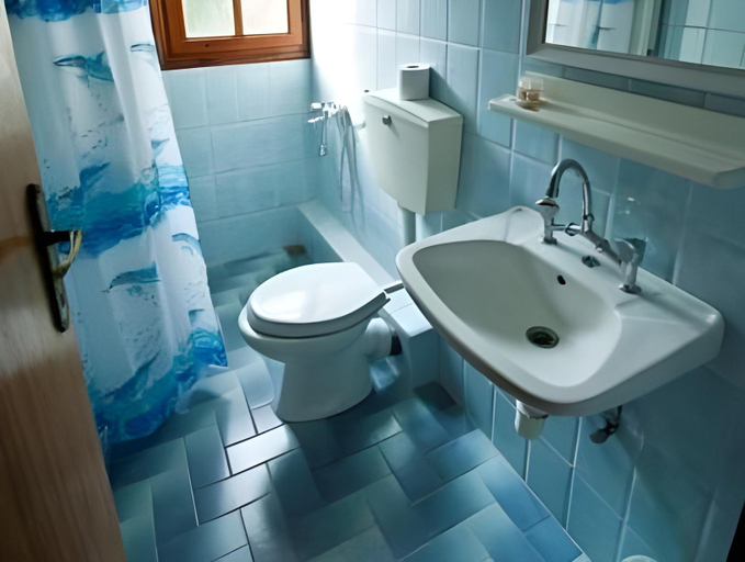 Bathroom, Nina Apartments, Thessaly