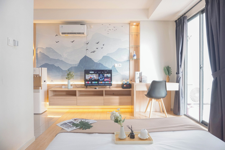 Bedroom 5, Cozy And Spacious Studio At Daan Mogot City Apartment, West Jakarta