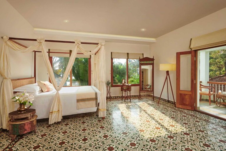 Bedroom 3, Stays & Trails, Pathiramanal Villa Alleppey, Alappuzha