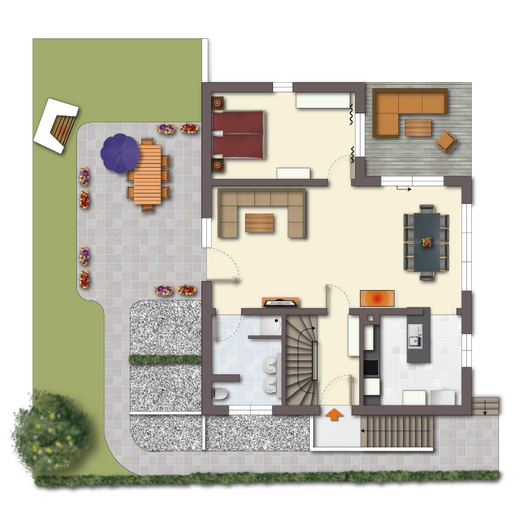 Floor plans 2, Ferienvilla mit Panoramablick auf den Schmachter See, Vorpommern-Rügen