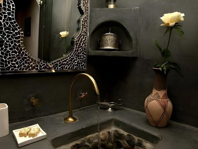 Bathroom 3, Riad Aladdin, Marrakech
