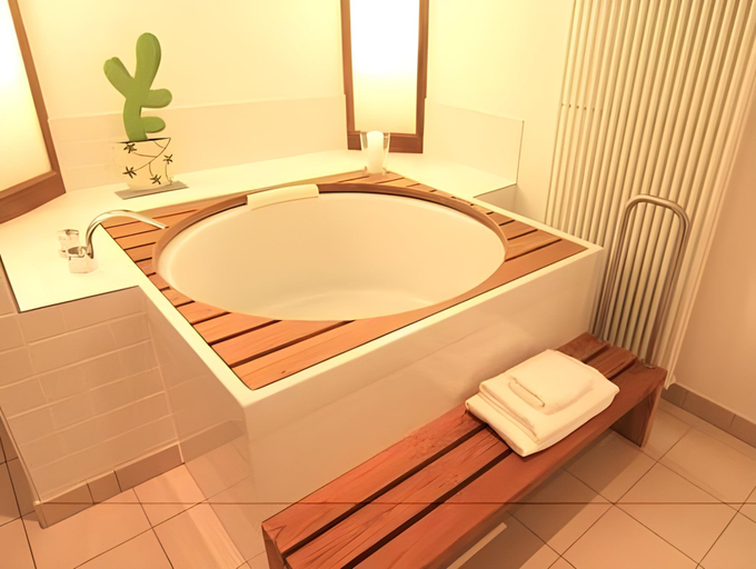 Bathroom 4, H.W.S. Hotel Der Wilde Schwan, Vorpommern-Rügen