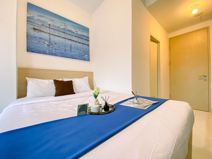 Bedroom 1, Modern Studio At 39Th Floor Apartment At Tokyo Riverside Pik 2, Tangerang